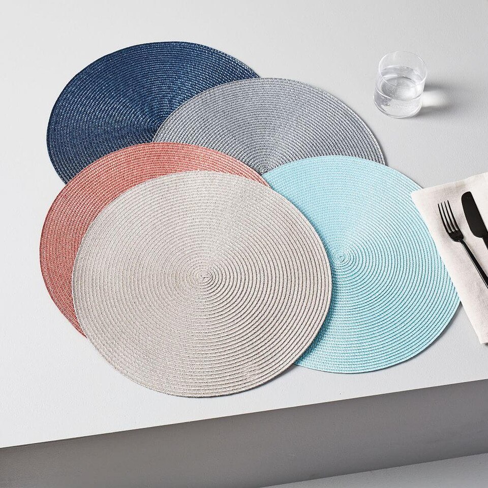 Round Woven Placemats (Set of 2) west elm United Kingdom